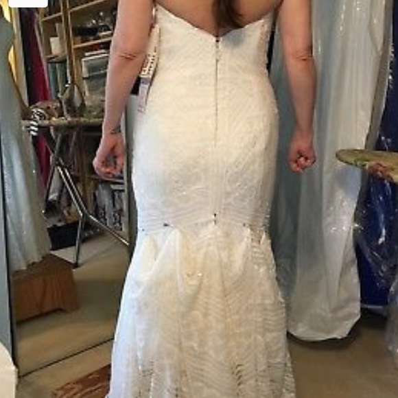 WTOO Betty Mermaid Wedding Dress beaded - Picture 6 of 6